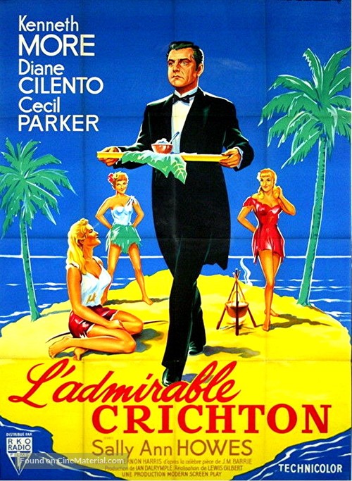 The Admirable Crichton - French Movie Poster