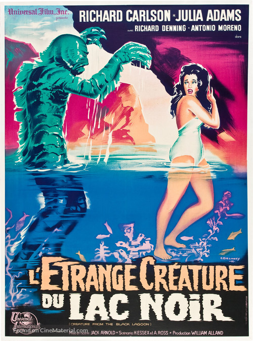 Creature from the Black Lagoon - French Movie Poster