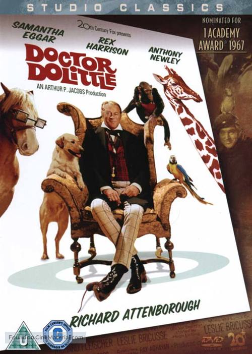 Doctor Dolittle - British Movie Cover