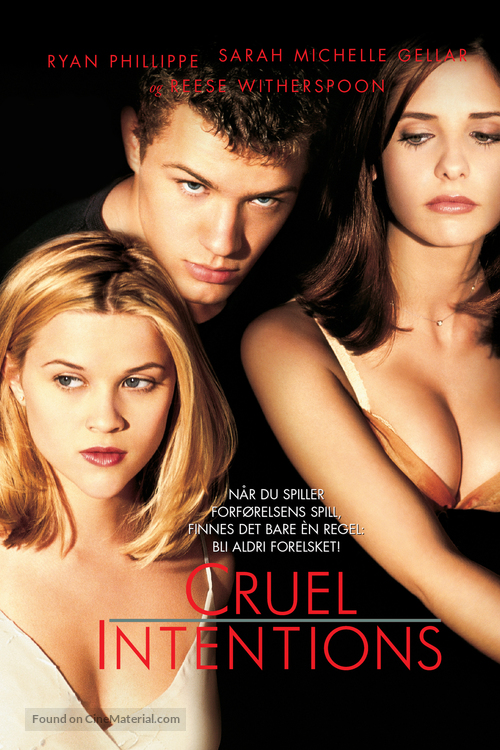 Cruel Intentions - Norwegian DVD movie cover