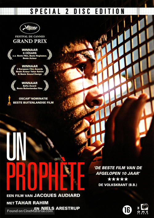 Un proph&egrave;te - Dutch DVD movie cover