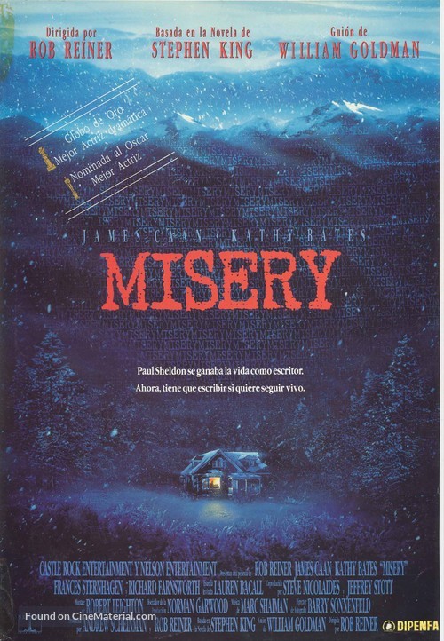 Misery - Spanish Movie Poster