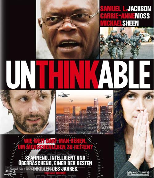 Unthinkable - Swiss Blu-Ray movie cover