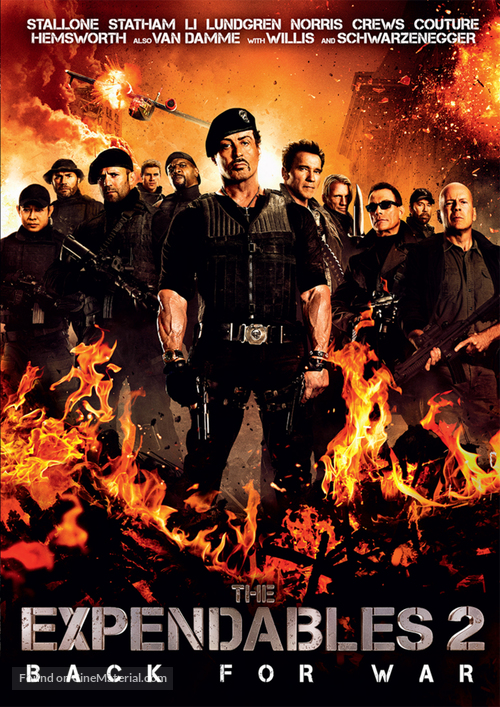 The Expendables 2 - Finnish DVD movie cover