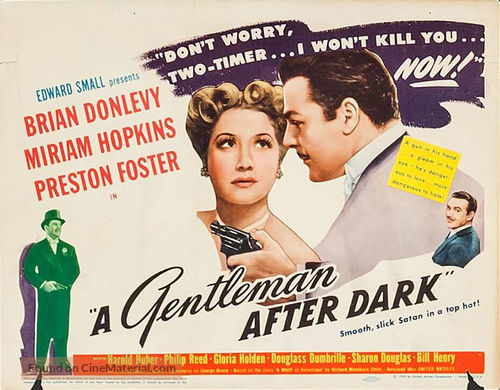A Gentleman After Dark - Movie Poster