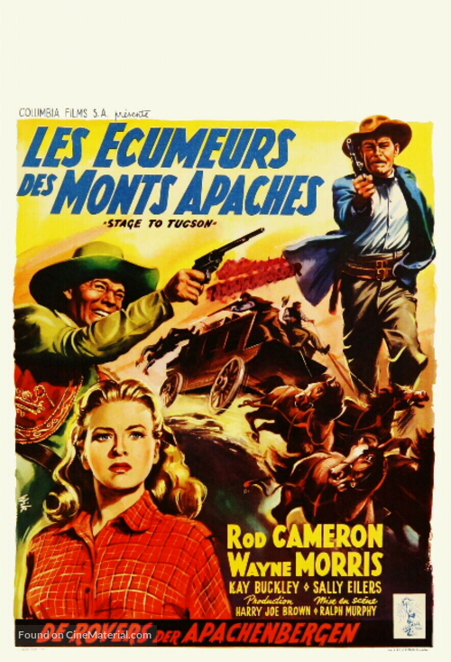 Stage to Tucson - Belgian Movie Poster