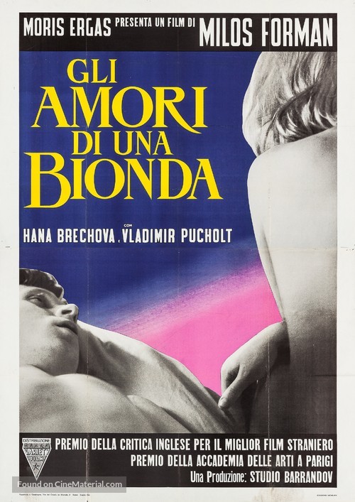 L&aacute;sky jedn&eacute; plavovl&aacute;sky - Italian Movie Poster