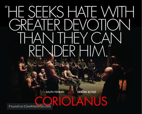 Coriolanus - Movie Poster