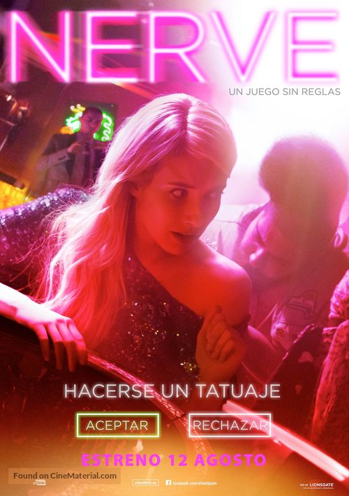 Nerve - Spanish Movie Poster