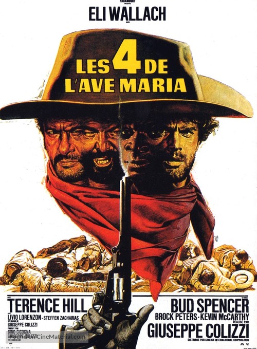 I quattro dell&#039;Ave Maria - French Movie Poster