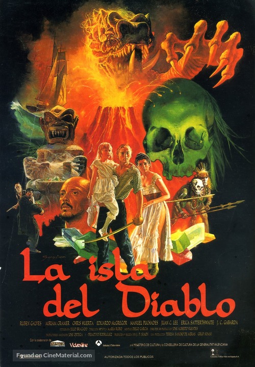 La isla del diablo - Spanish Movie Poster