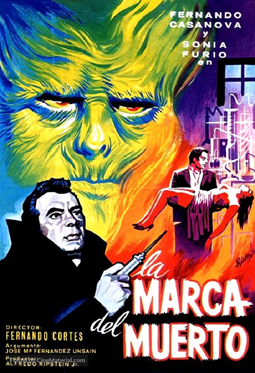 La marca del muerto - Spanish Movie Poster