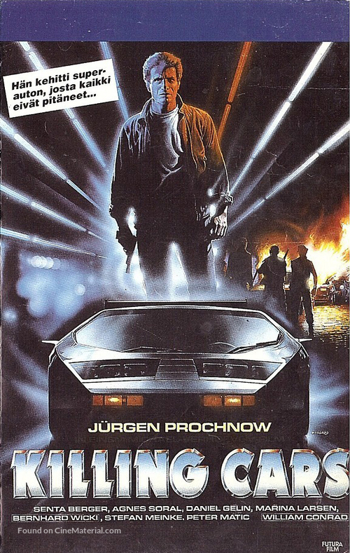 Killing Cars - Finnish VHS movie cover