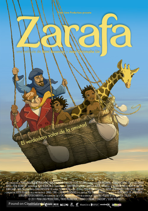 Zarafa - Spanish Movie Poster