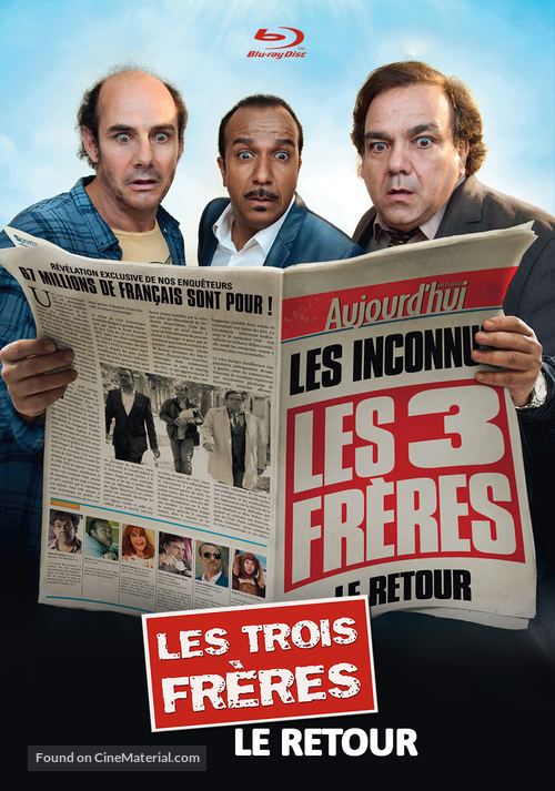 Les trois fr&egrave;res, le retour - French Movie Poster