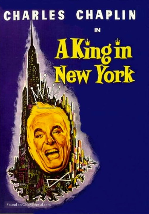 A King in New York - DVD movie cover