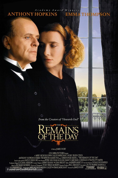 The Remains of the Day - Movie Poster