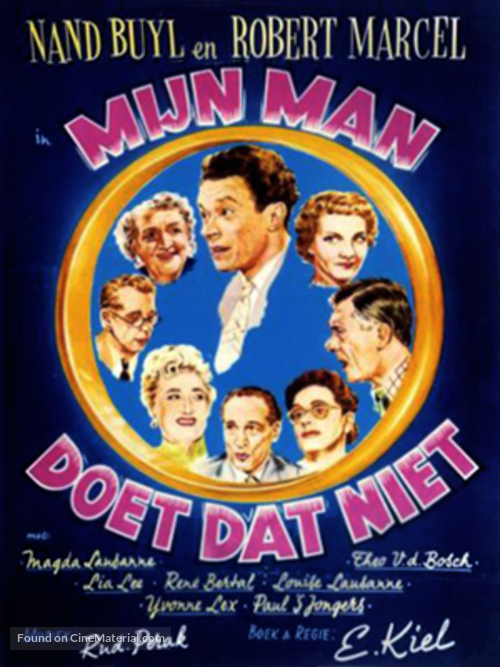 Mijn man doet dat niet - Belgian Movie Poster