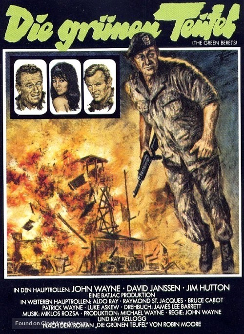 The Green Berets - German Movie Poster