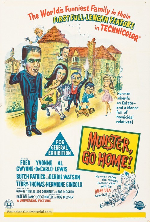 Munster, Go Home - Australian Movie Poster