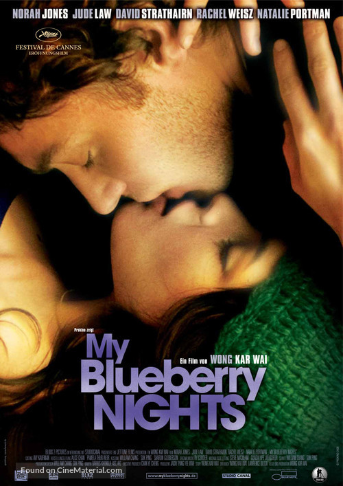 My Blueberry Nights - German Movie Poster