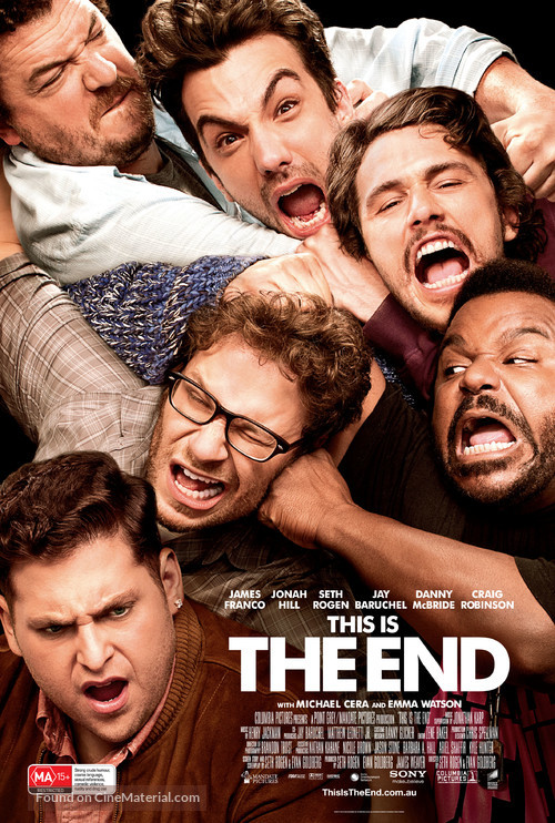 This Is the End - Australian Movie Poster