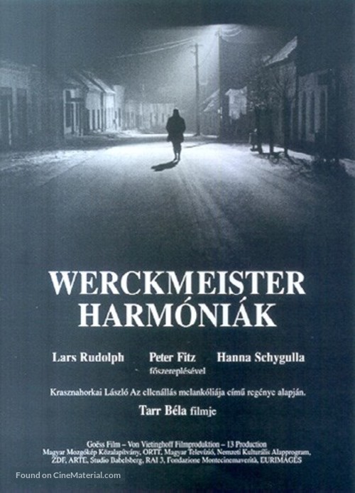 Werckmeister harm&oacute;ni&aacute;k - Hungarian Movie Poster