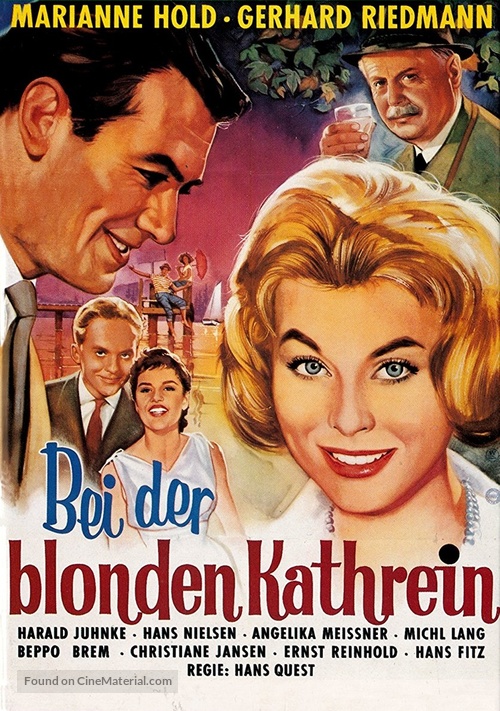 Bei der blonden Kathrein - German Movie Poster