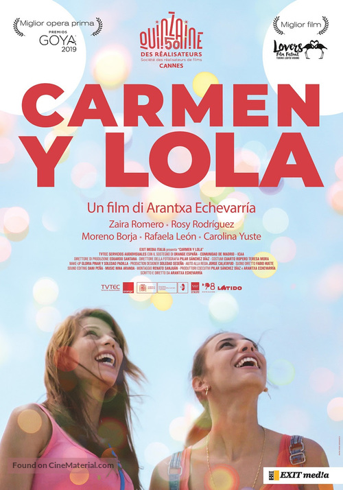 Carmen y Lola - Italian Movie Poster