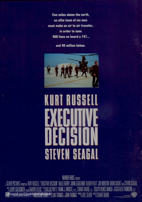 Executive Decision - Movie Poster