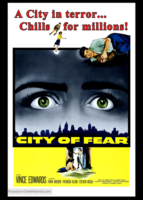 City of Fear - British DVD movie cover