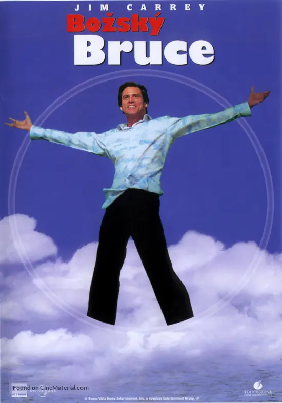 Bruce Almighty 2003 Czech Dvd Movie Cover