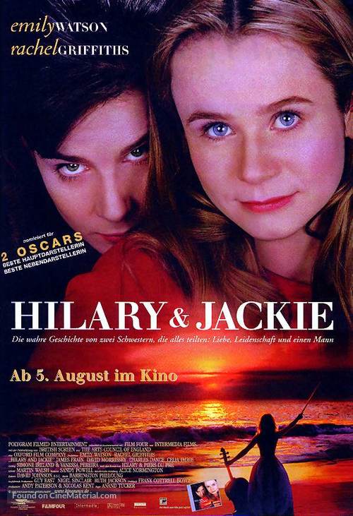 Hilary and Jackie - German Movie Poster