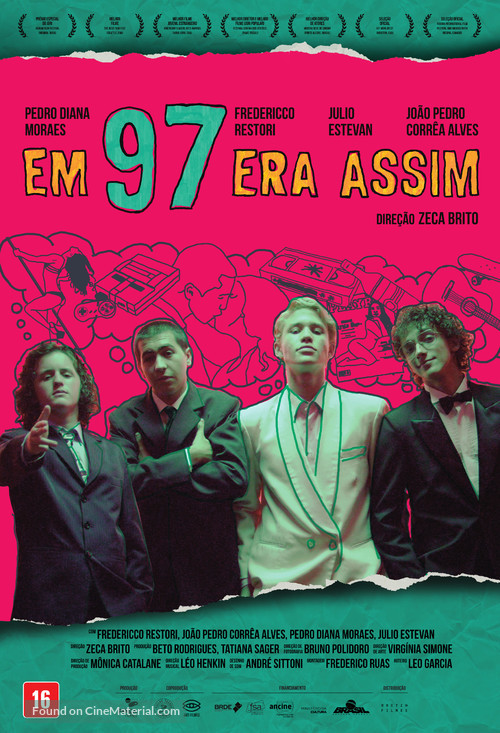 Em 97 Era Assim - Brazilian Movie Poster