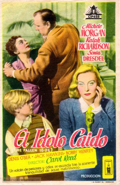 The Fallen Idol - Spanish Movie Poster