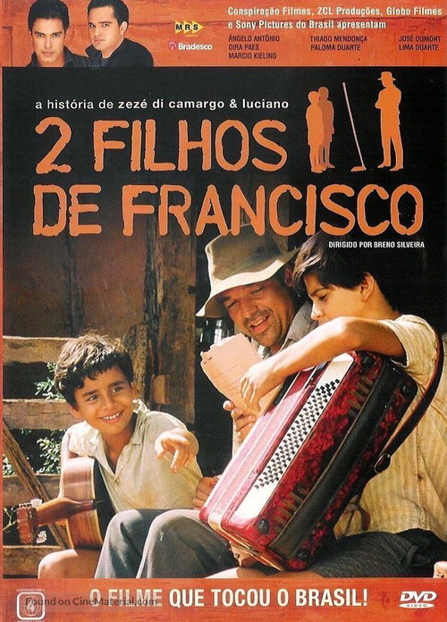 2 Filhos de Francisco - Brazilian DVD movie cover