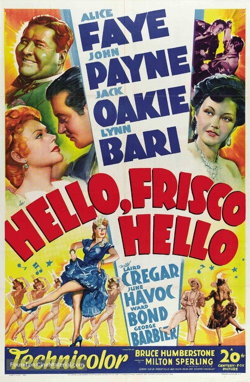 Hello Frisco, Hello - Movie Poster