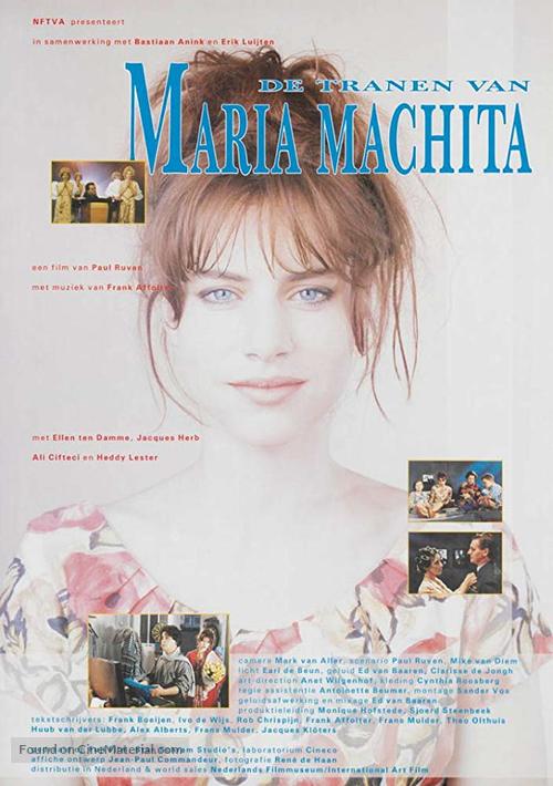 De tranen van Maria Machita - Dutch Movie Poster
