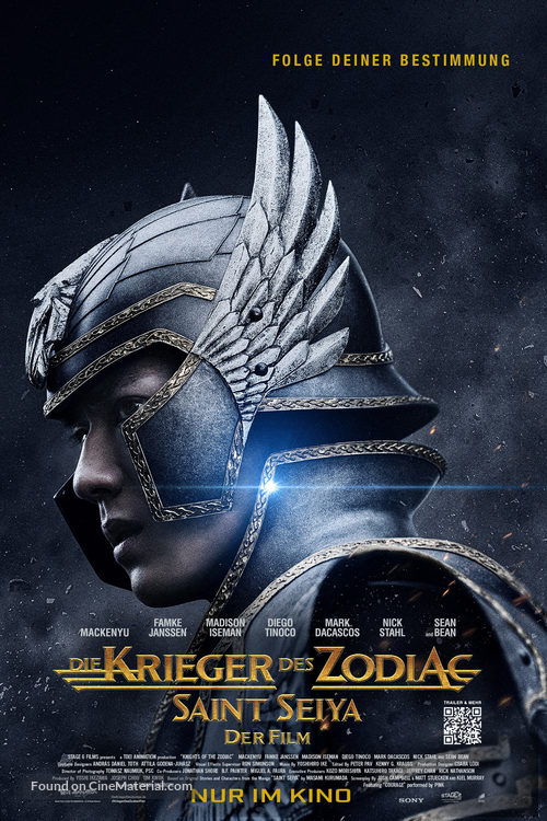 Knights of the Zodiac - German Movie Poster