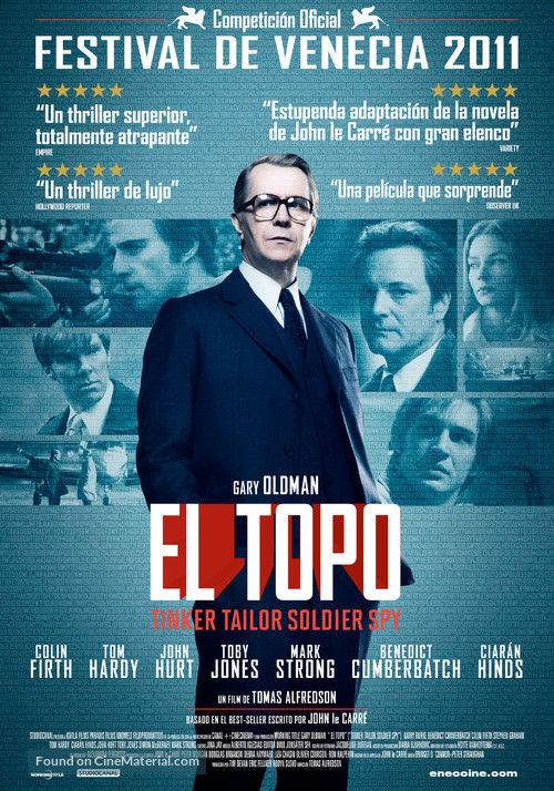 Tinker Tailor Soldier Spy - Uruguayan Movie Poster