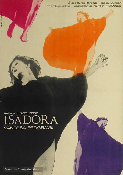 Isadora - Polish Movie Poster