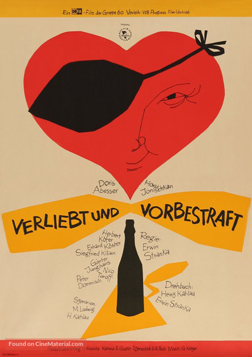 Verliebt und vorbestraft - German Movie Poster