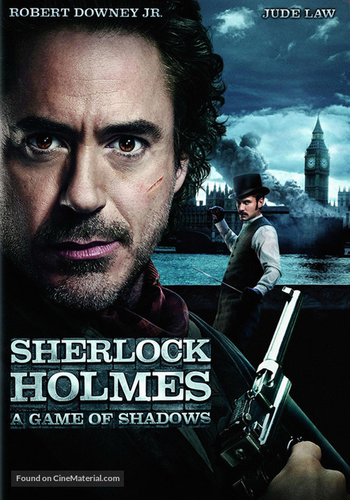 Sherlock Holmes: A Game of Shadows - DVD movie cover