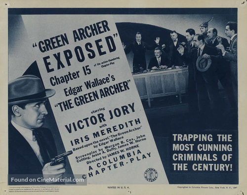 The Green Archer - Movie Poster