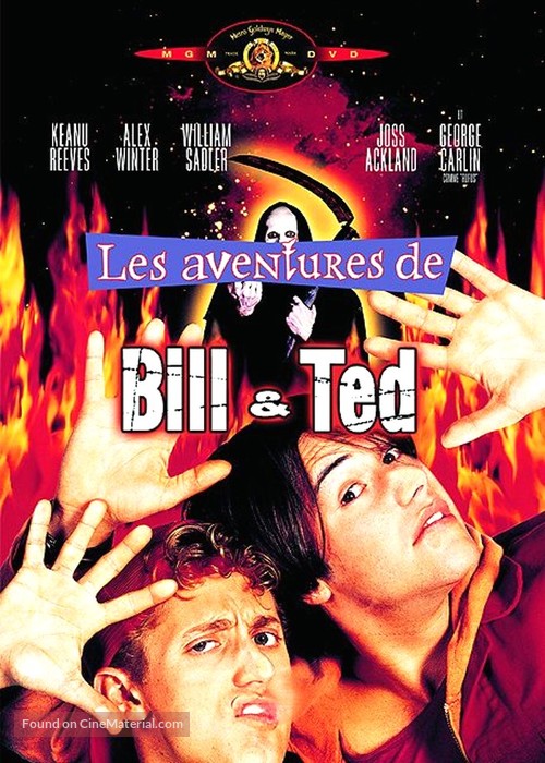 Bill &amp; Ted&#039;s Bogus Journey - French DVD movie cover