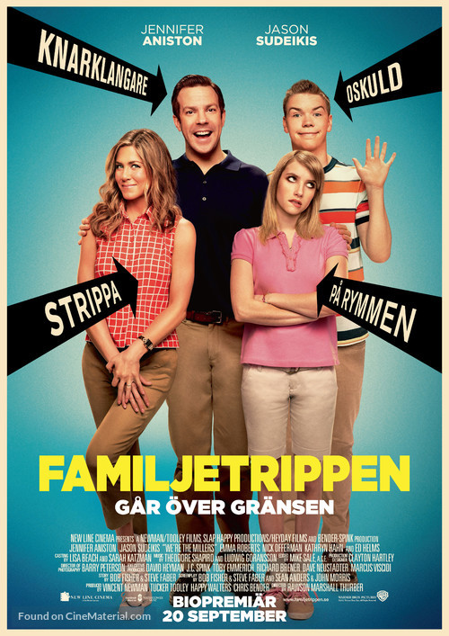 We&#039;re the Millers - Swedish Movie Poster