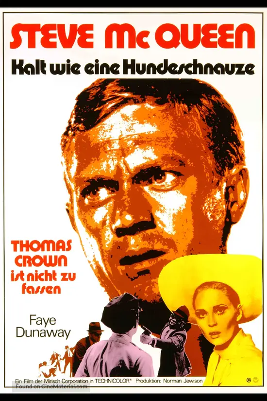 The Thomas Crown Affair 1968 Movie Poster