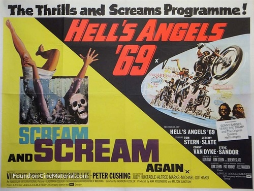 Scream and Scream Again - British Combo movie poster