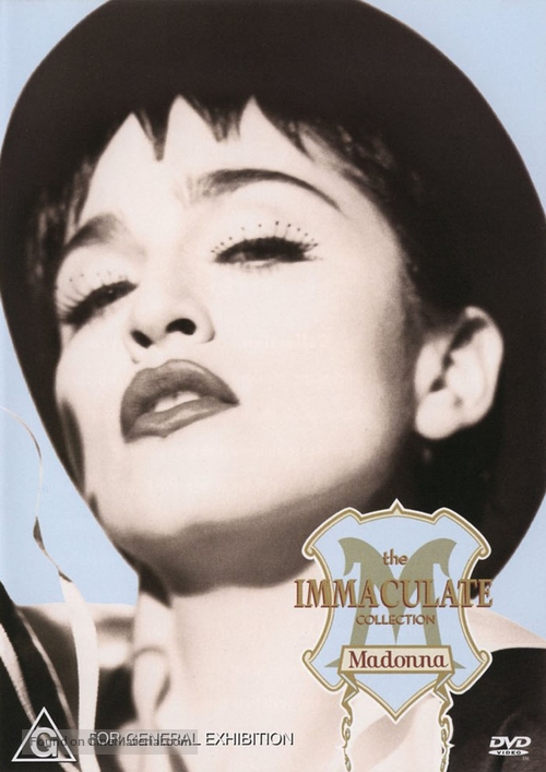 Madonna: The Immaculate Collection - Australian DVD movie cover