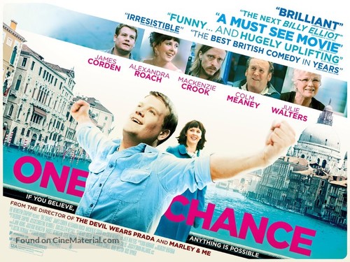One Chance - British Movie Poster